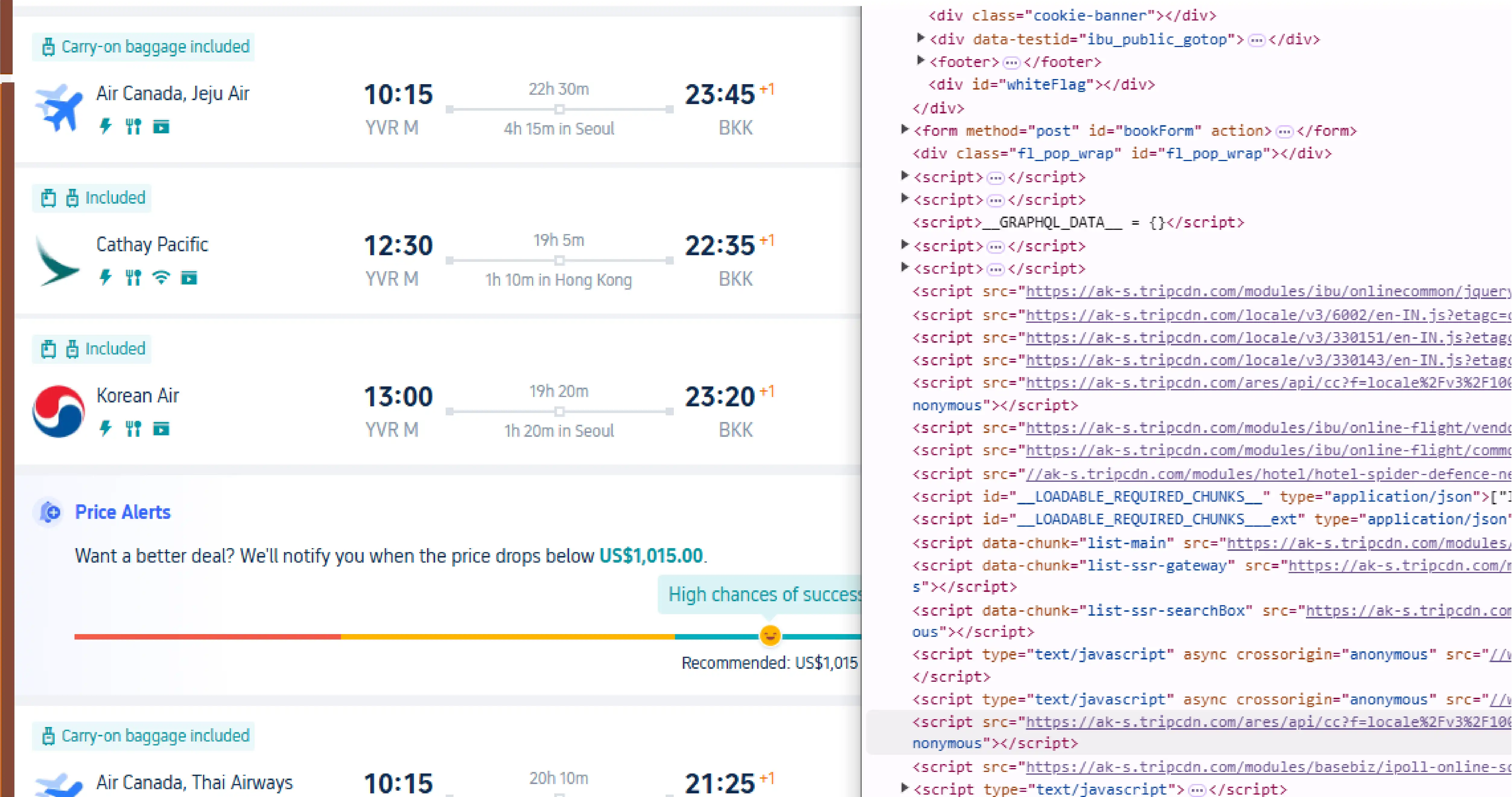 Web Scraping Tools for Airline Data Analytic